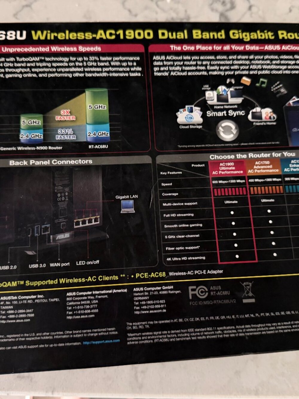 ASUS RT-AC68U Wireless Dual-Band Gigabit Router - Picture 3 of 4
